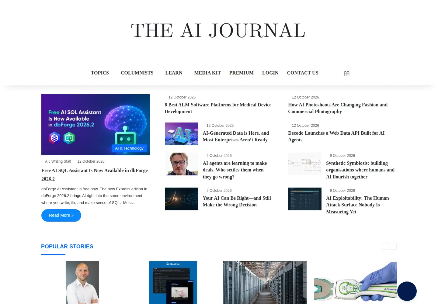 Screenshot of aijourn.com