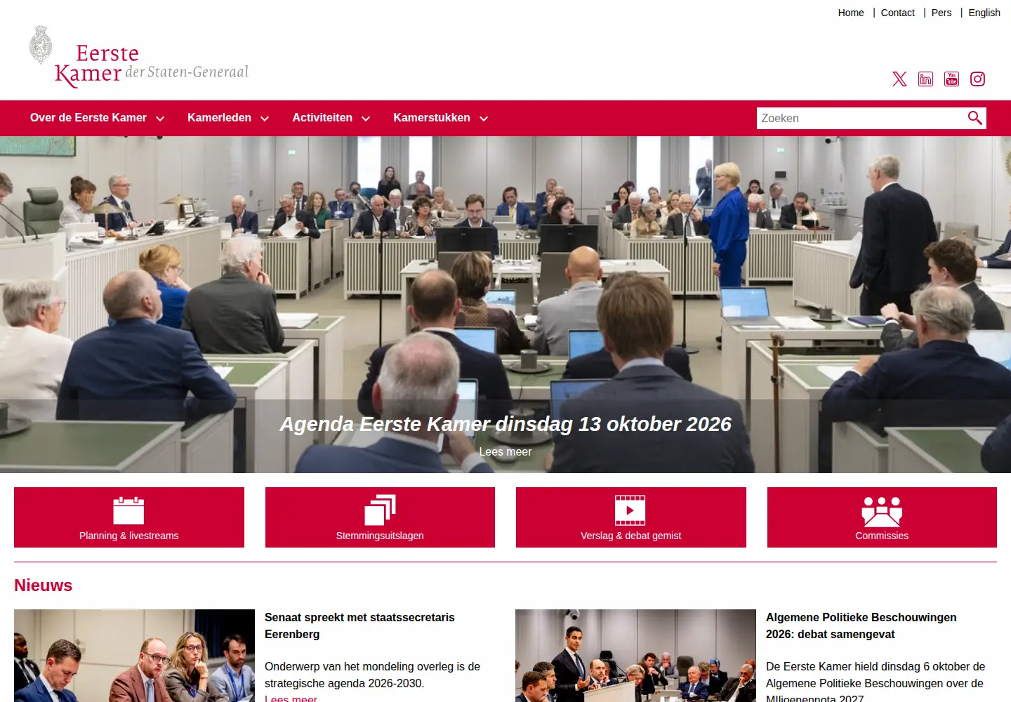 Screenshot of eerstekamer.nl