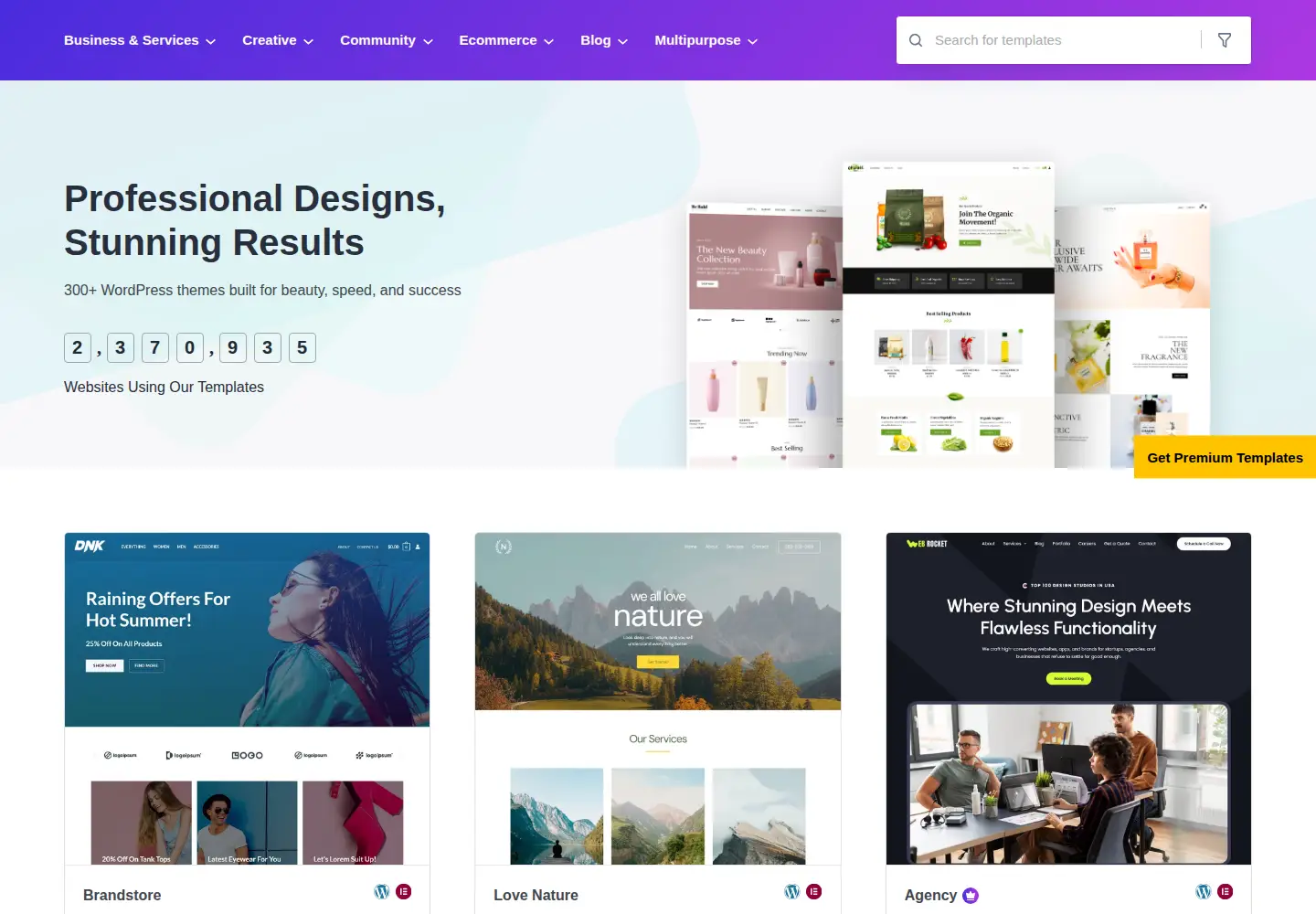 Screenshot of websitedemos.net