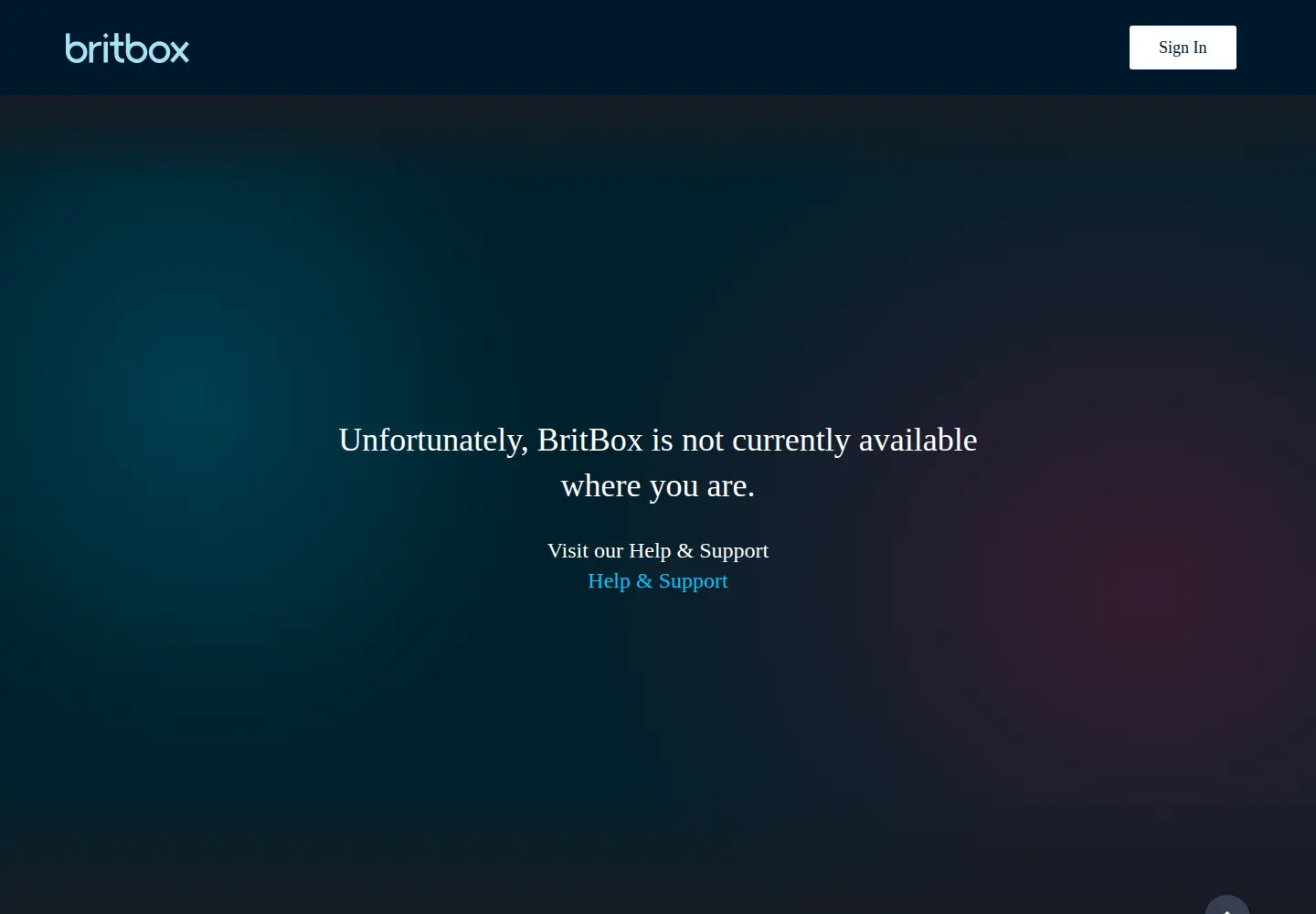 Screenshot of britbox.com
