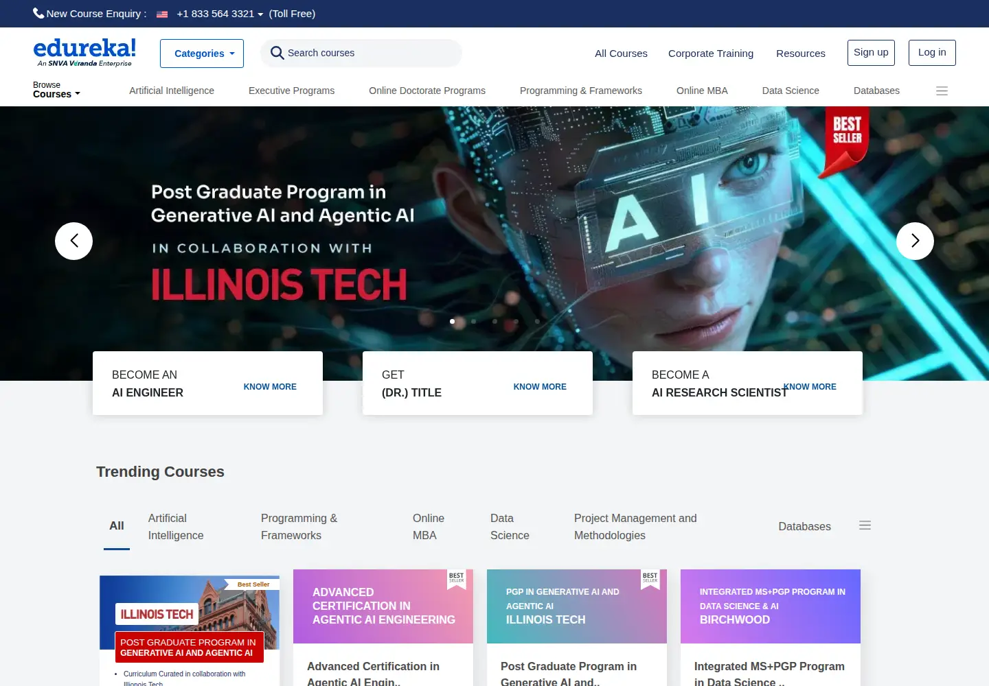 Screenshot of edureka.co