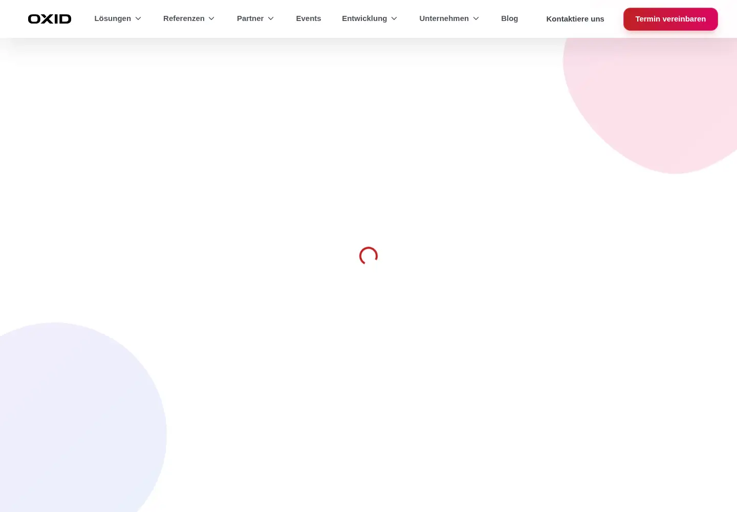 Screenshot of oxid-esales.com