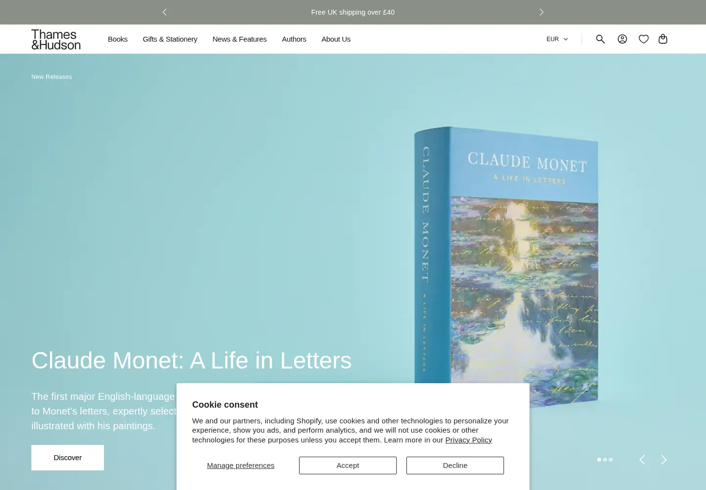 Screenshot of thamesandhudson.com