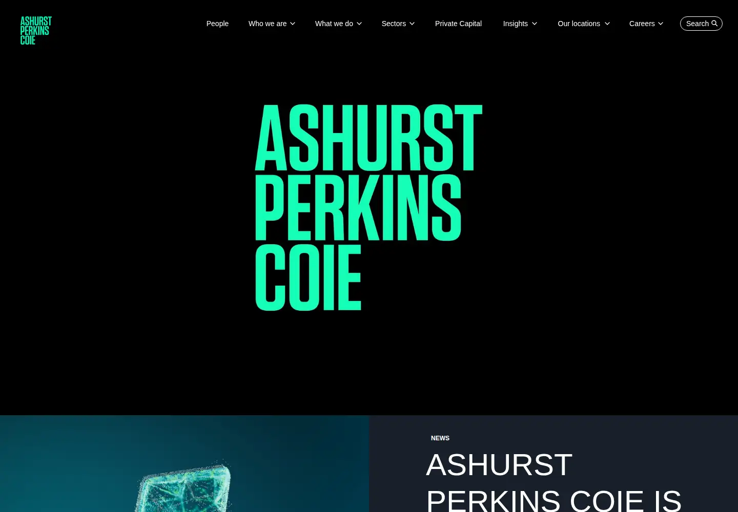 Screenshot of perkinscoie.com