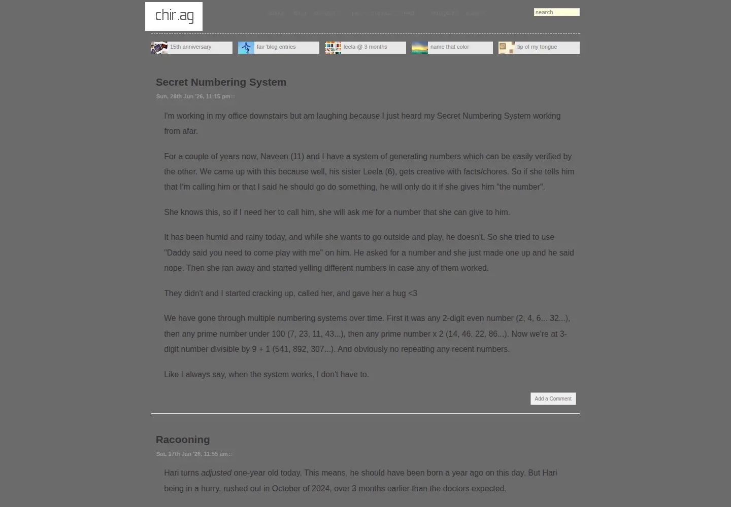 Screenshot of chir.ag