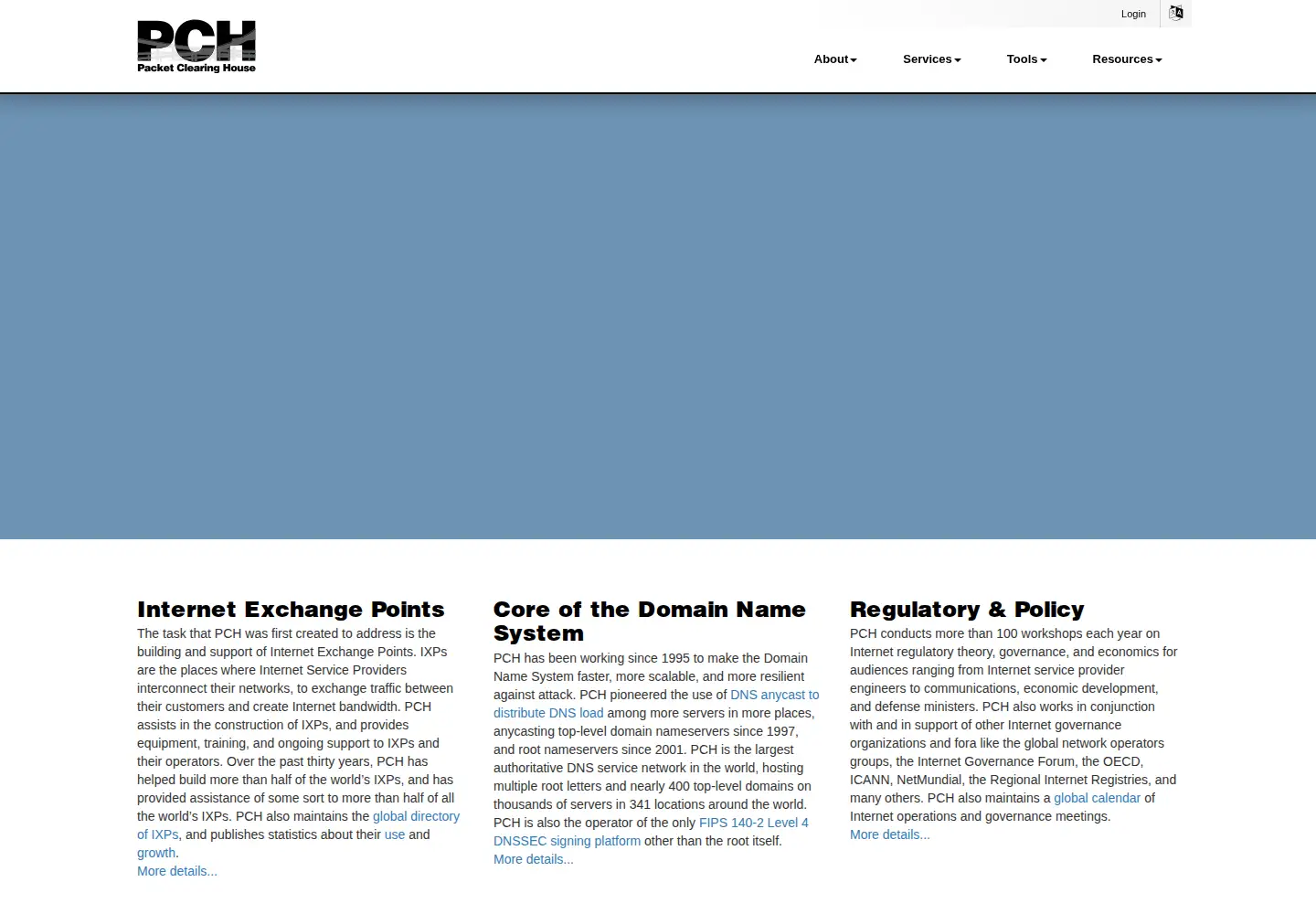 Screenshot of pch.net