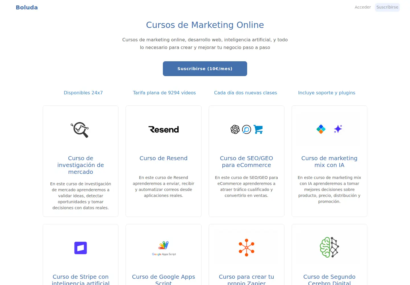 Screenshot of boluda.com