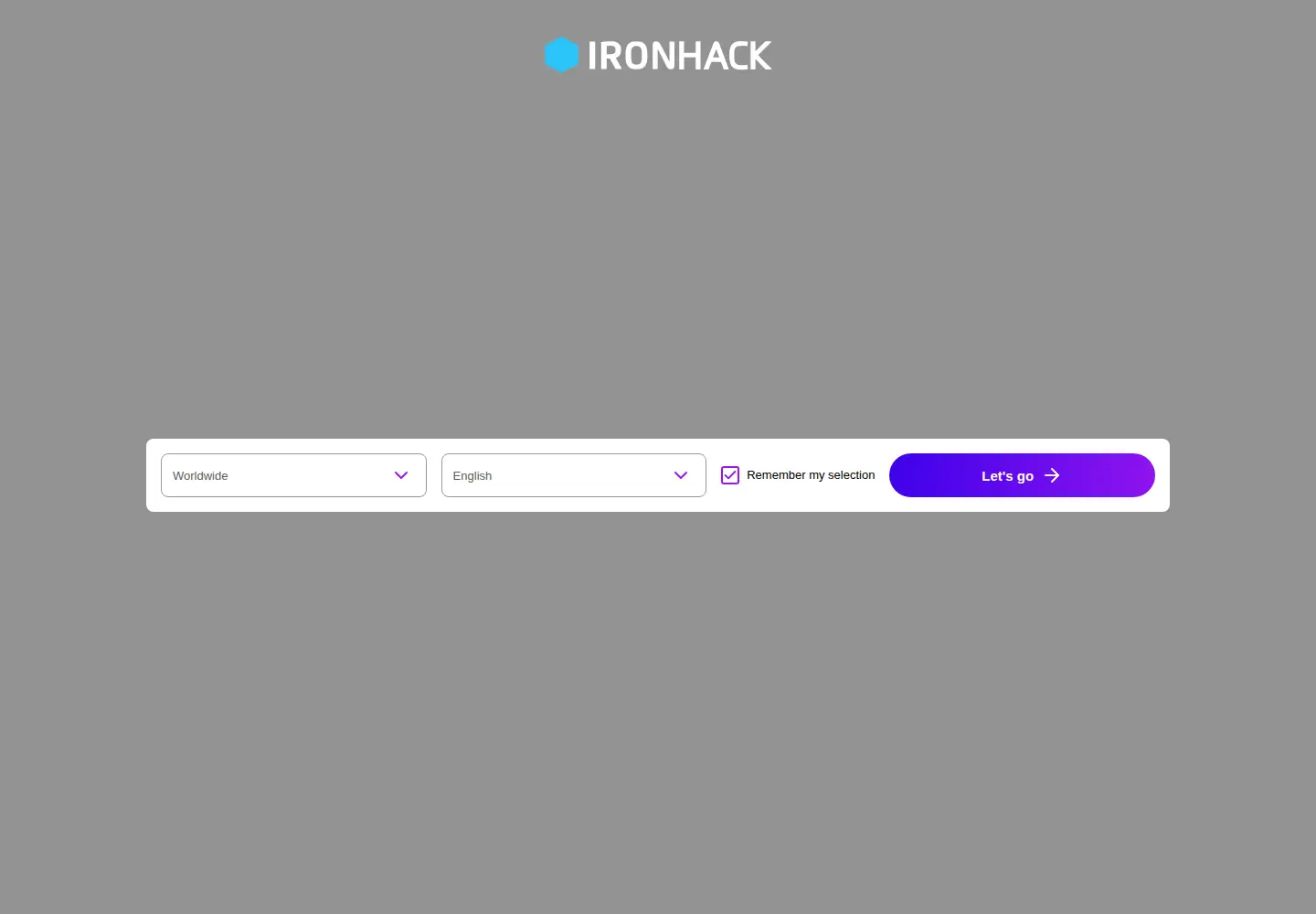 Screenshot of ironhack.com