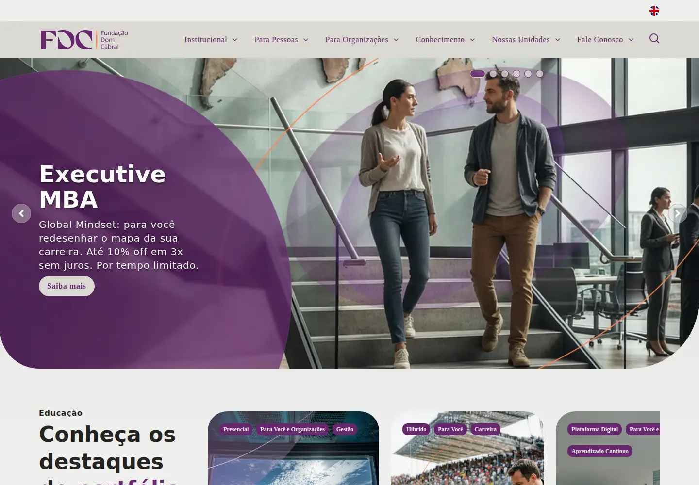 Screenshot of fdc.org.br