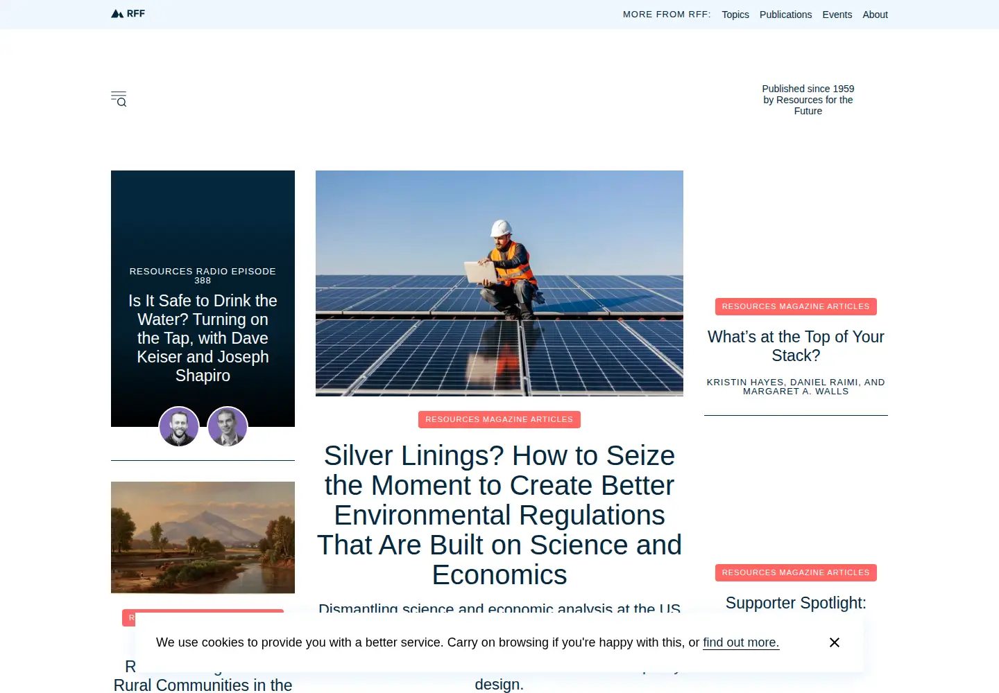 Screenshot of resourcesmag.org