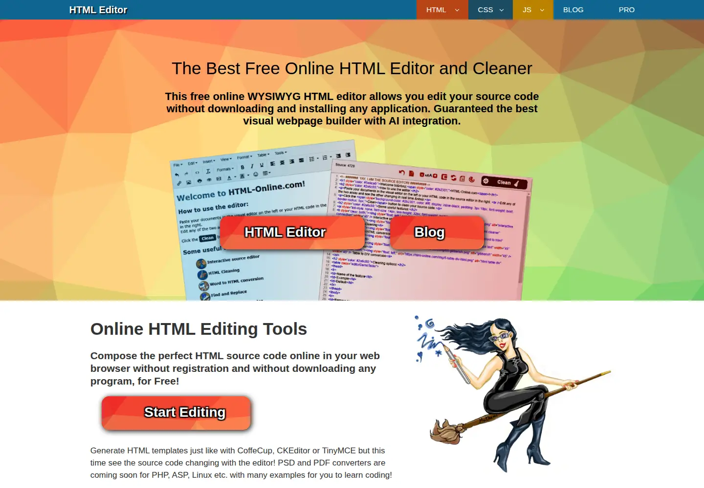 Screenshot of html-online.com