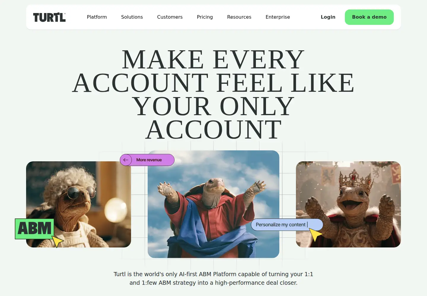 Screenshot of turtl.co