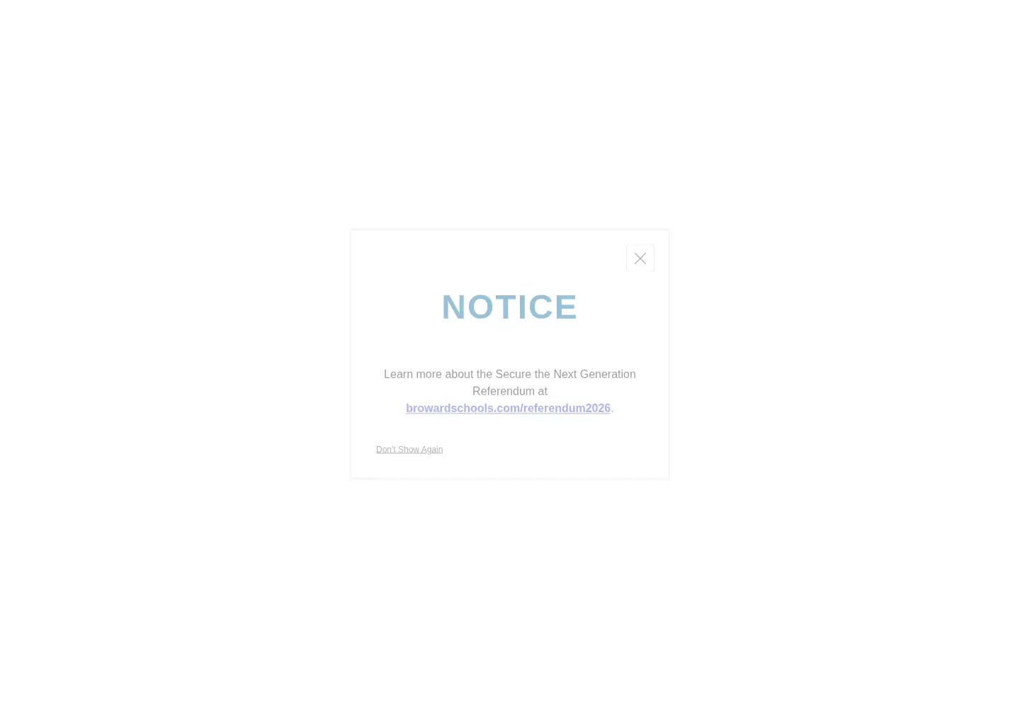Captured homepage of browardschools.com in the current scan