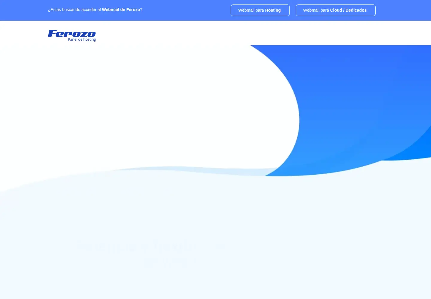 Captured homepage of ferozo.com in the current scan