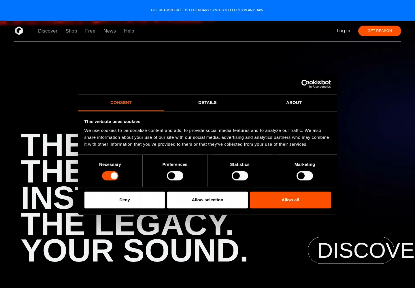 Screenshot of reasonstudios.com