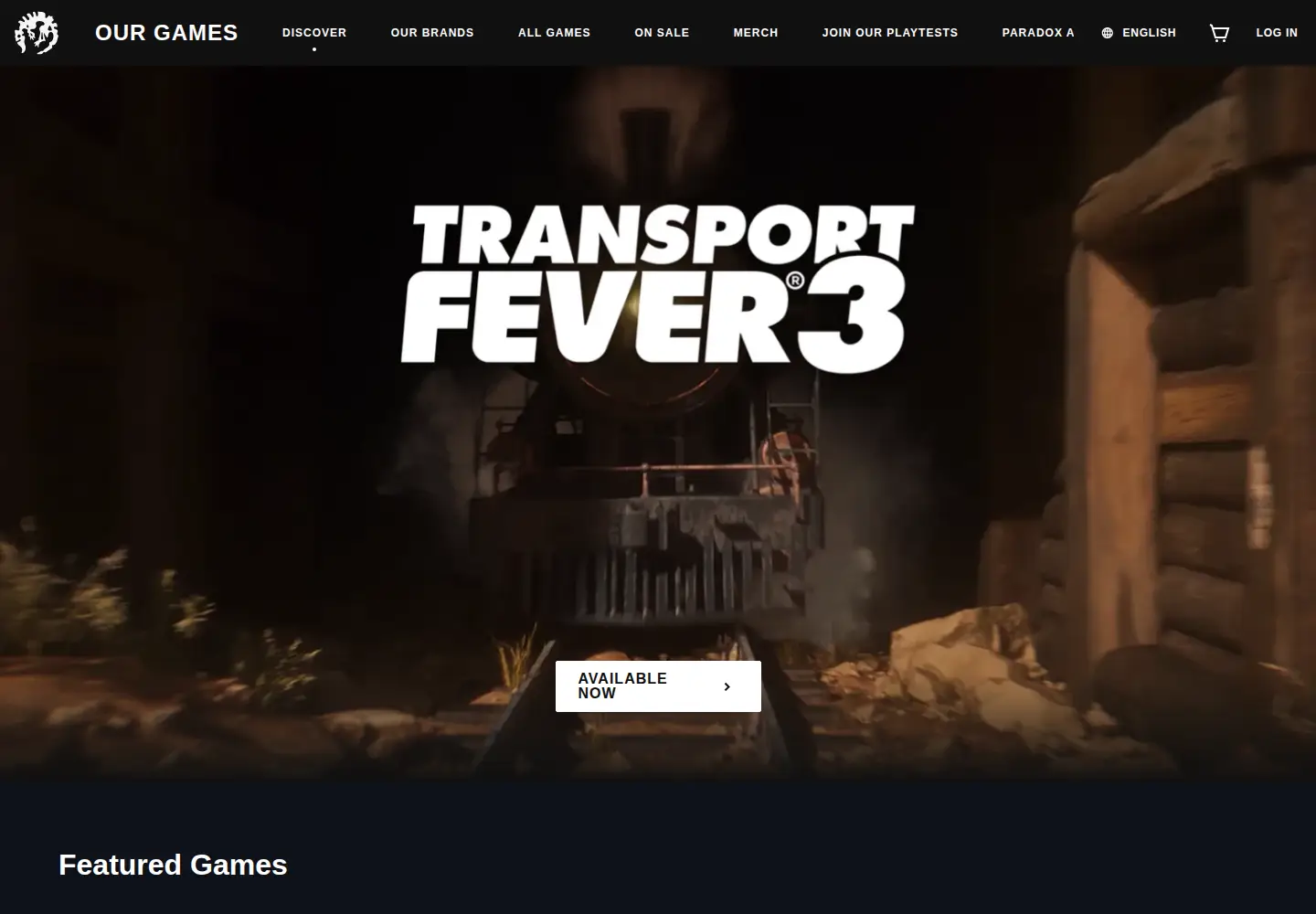 Screenshot of paradoxplaza.com