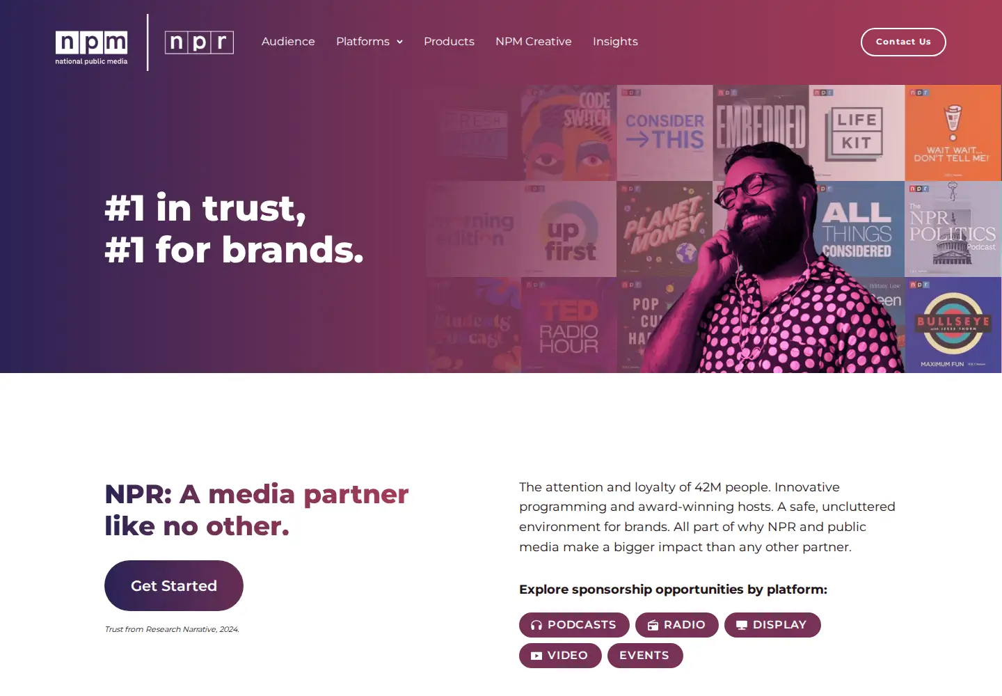 Screenshot of nationalpublicmedia.com