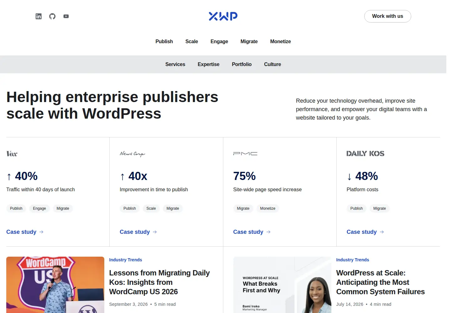 Screenshot of xwp.co