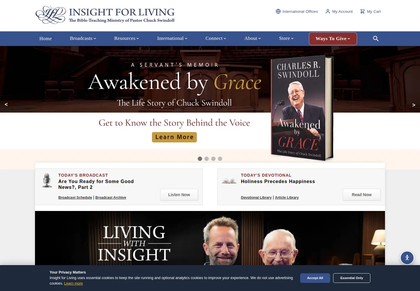 Screenshot of insight.org