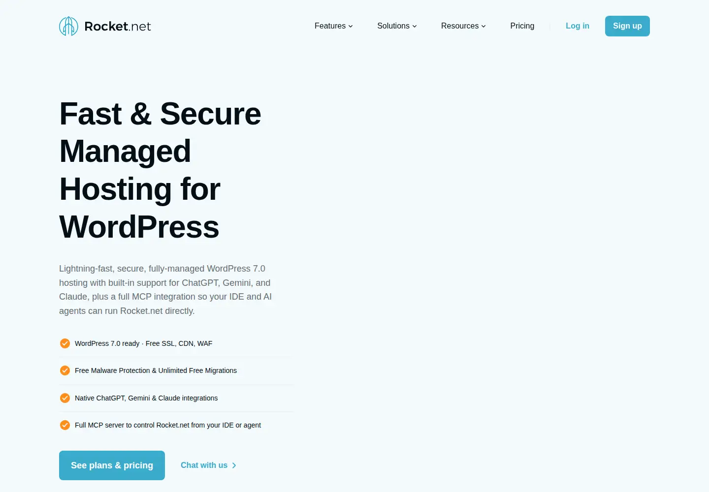 Screenshot of rocket.net