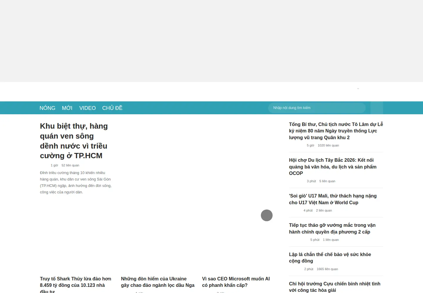Screenshot of baomoi.com