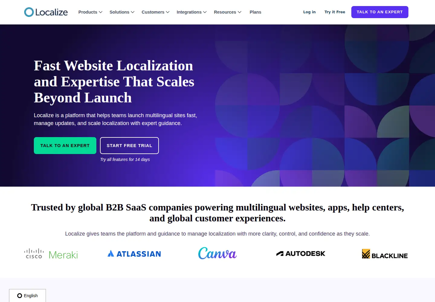 Screenshot of localizejs.com