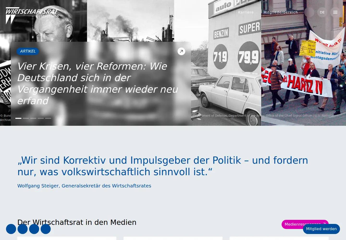 Screenshot of wirtschaftsrat.de