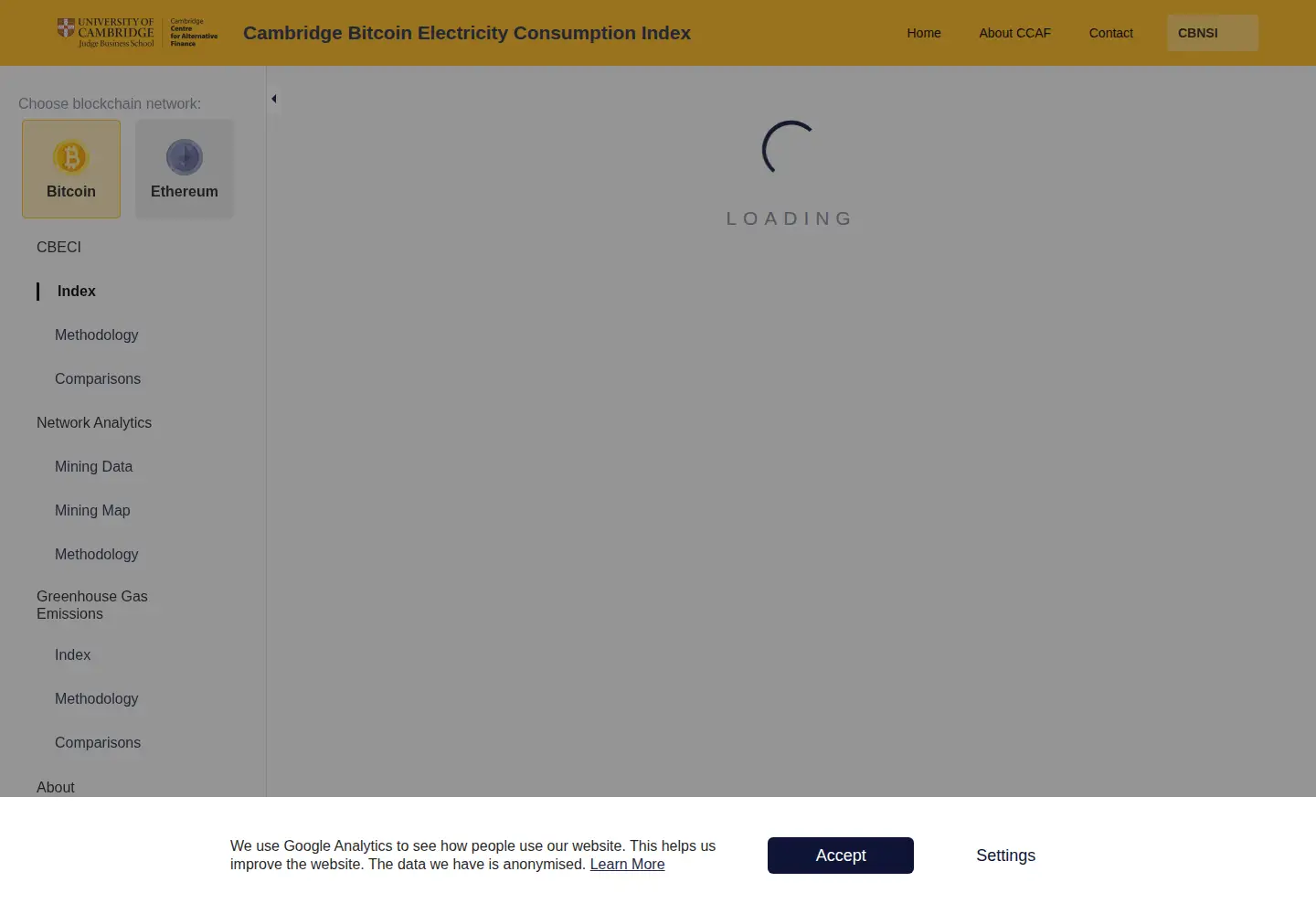 Screenshot of cbeci.org