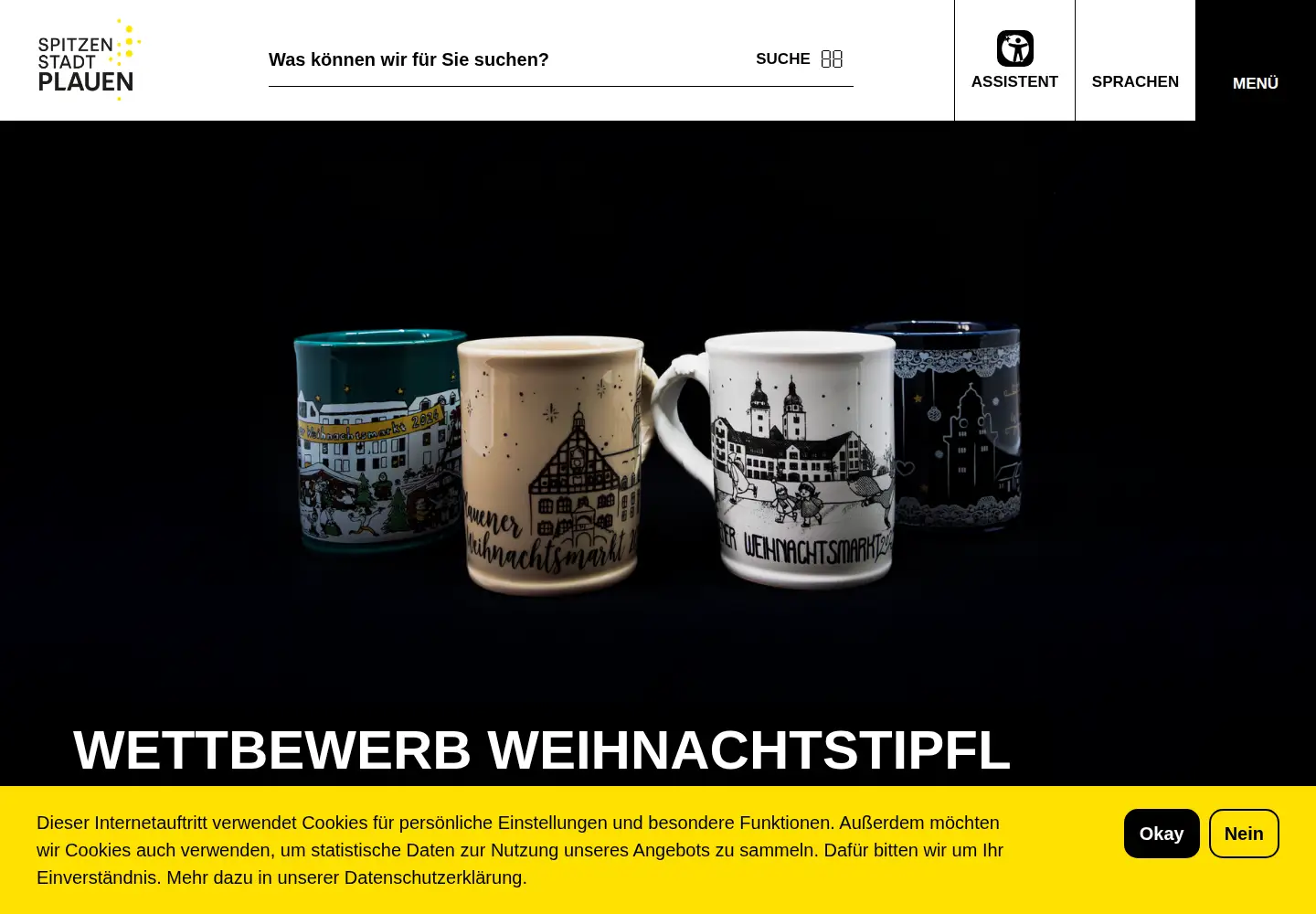 Screenshot of plauen.de