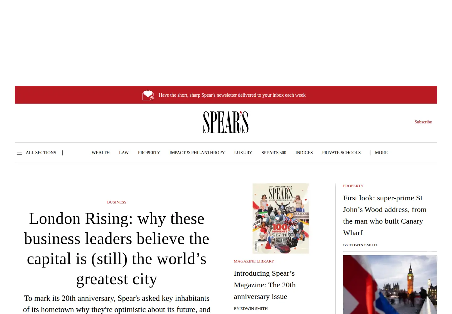 Screenshot of spearswms.com