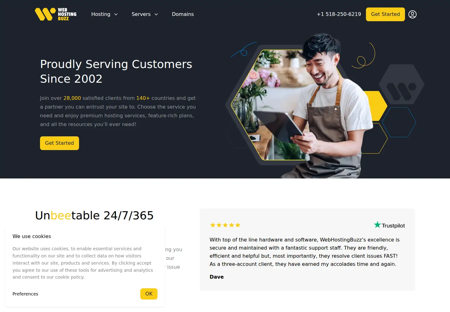 Screenshot of webhostingbuzz.com