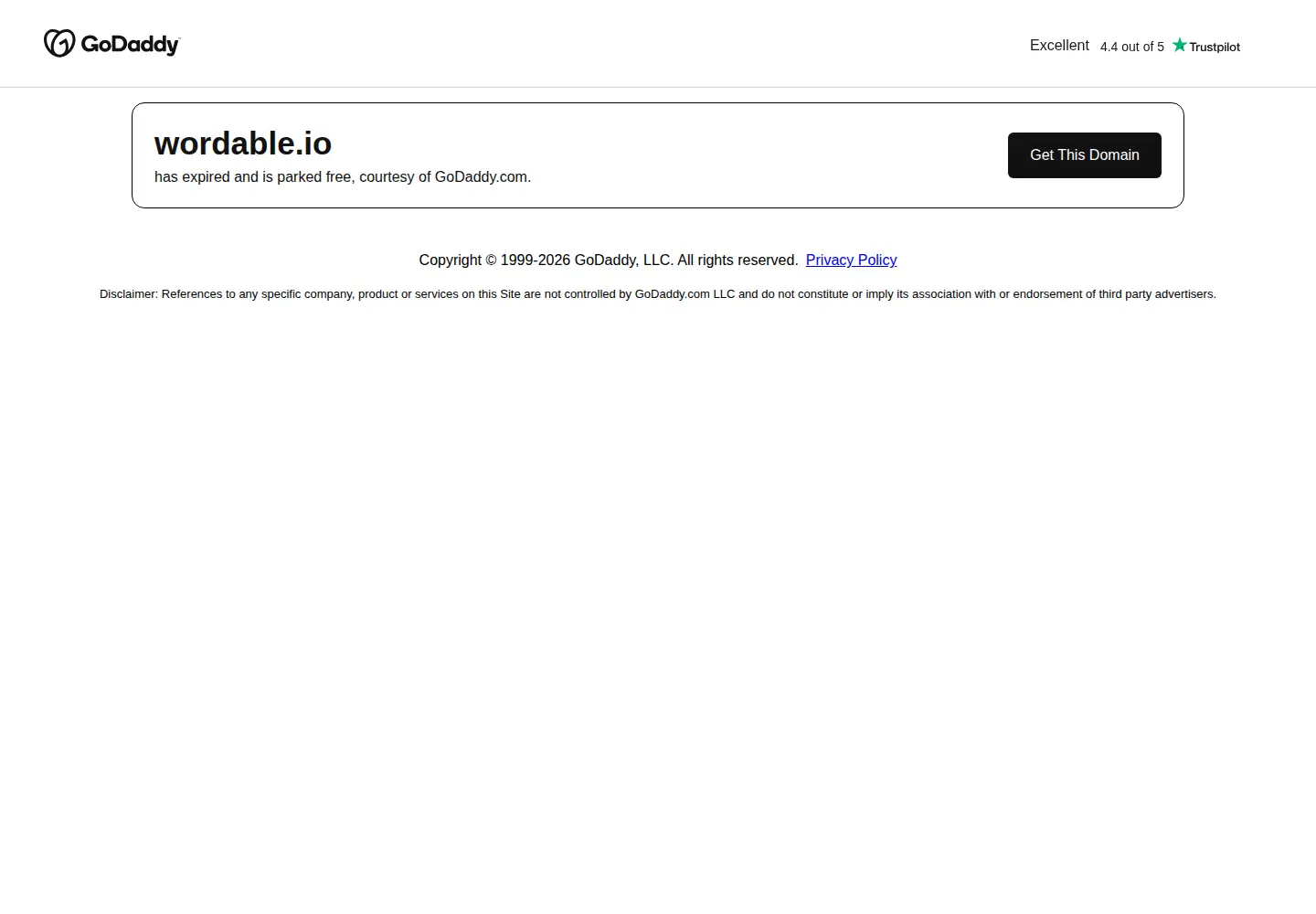 Screenshot of wordable.io