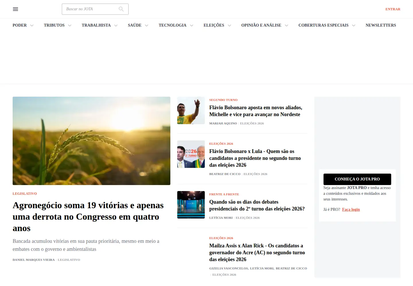 Screenshot of jota.info