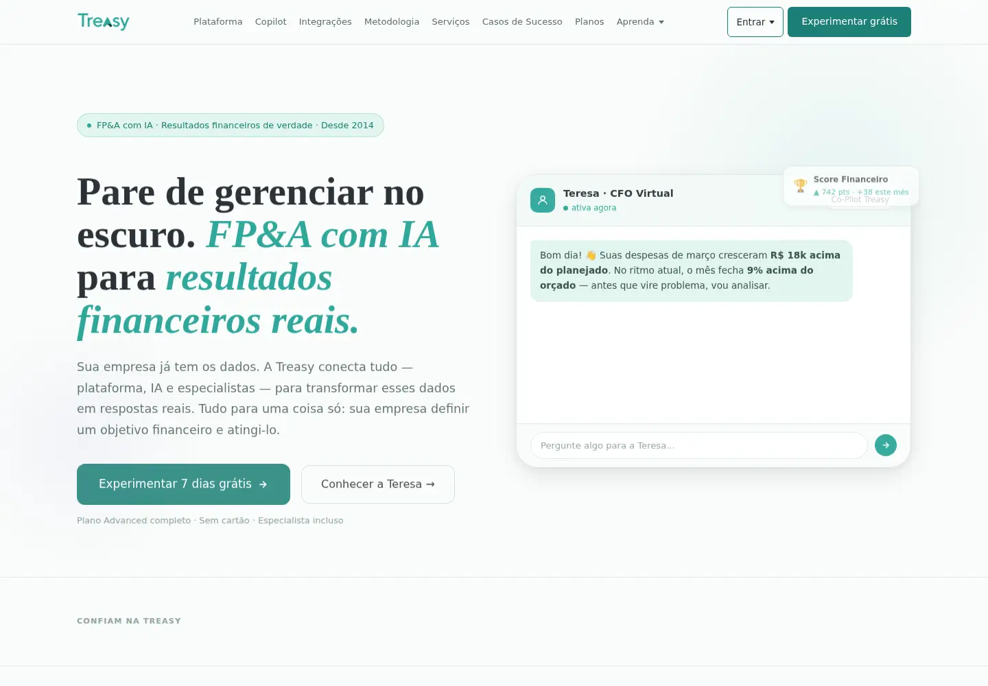 Screenshot of treasy.com.br