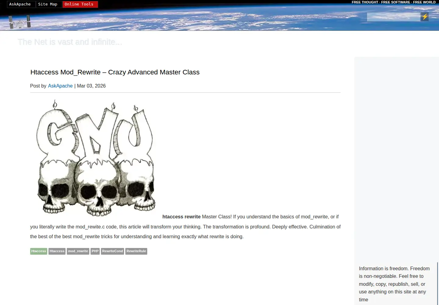 Screenshot of askapache.com