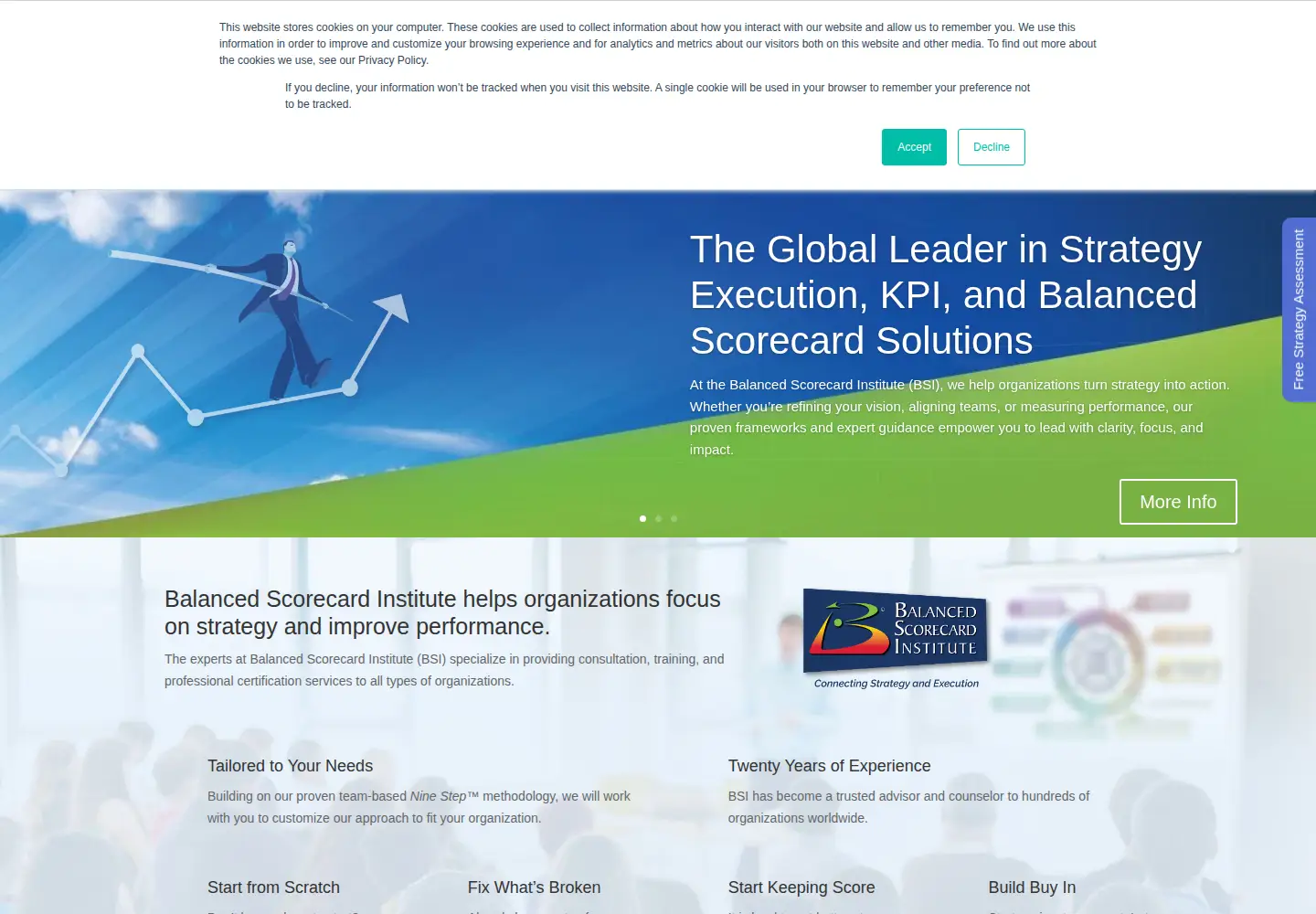 Screenshot of balancedscorecard.org