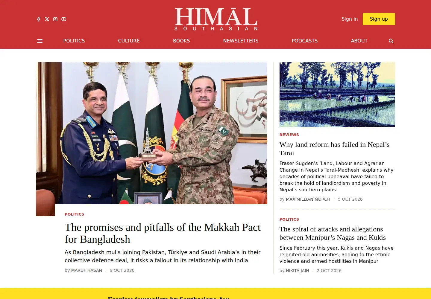 Screenshot of himalmag.com