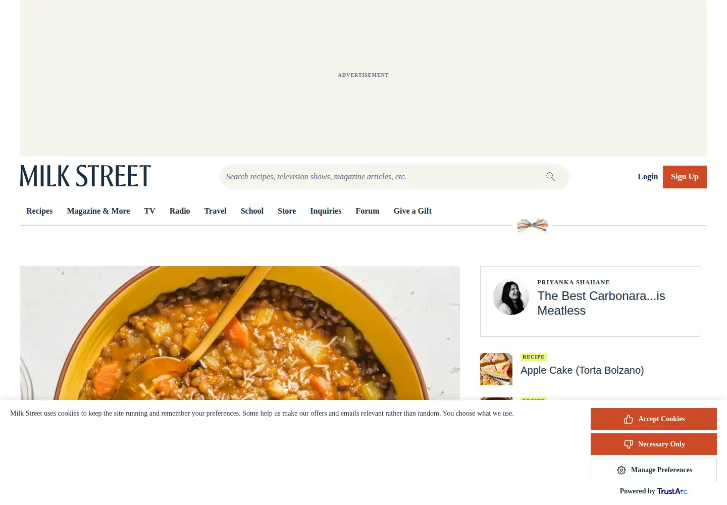 Captured homepage of 177milkstreet.com in the current scan
