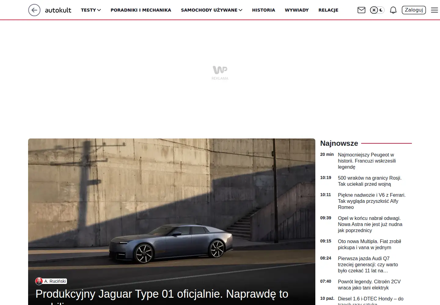 Screenshot of autokult.pl
