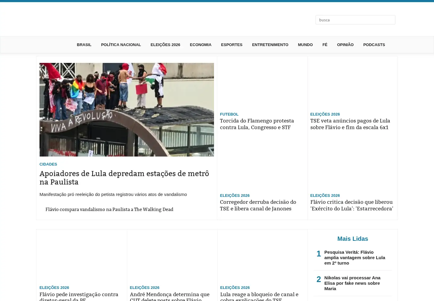 Screenshot of pleno.news