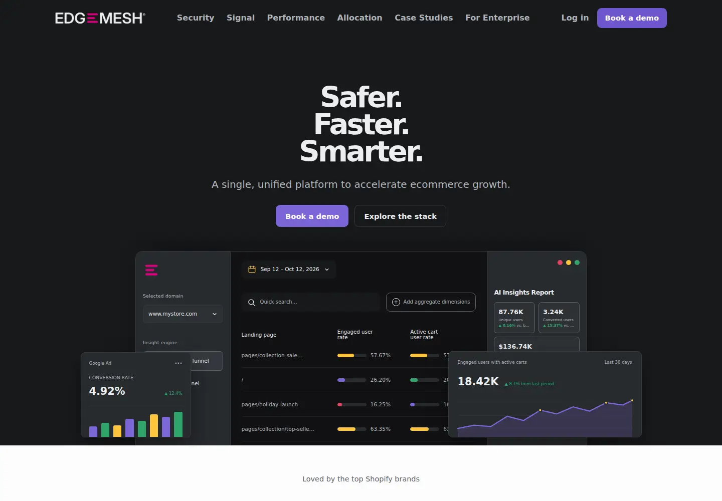 Screenshot of edgemesh.com