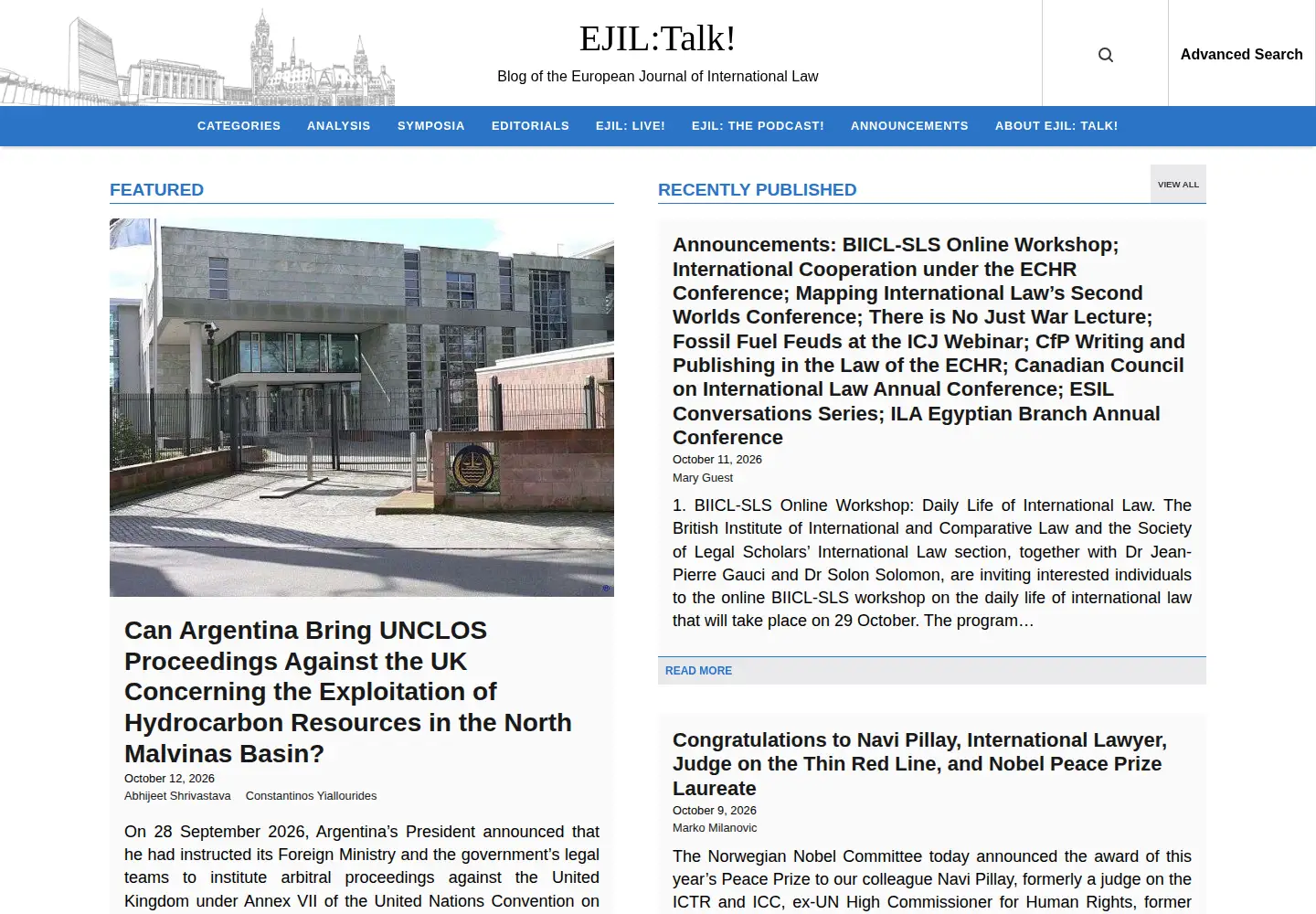 Screenshot of ejiltalk.org