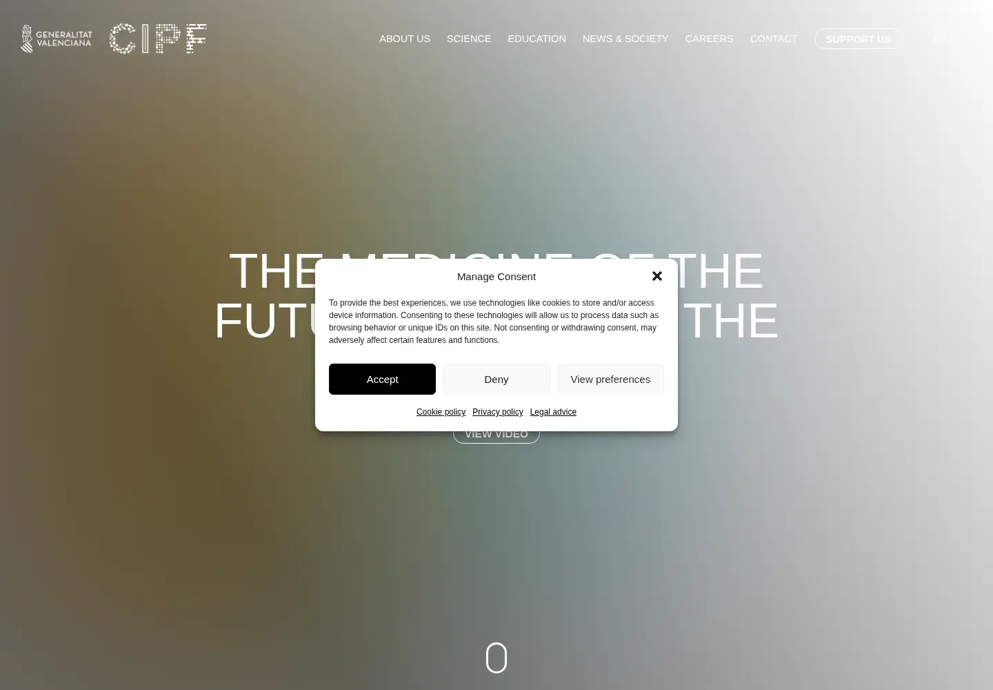 Screenshot of cipf.es