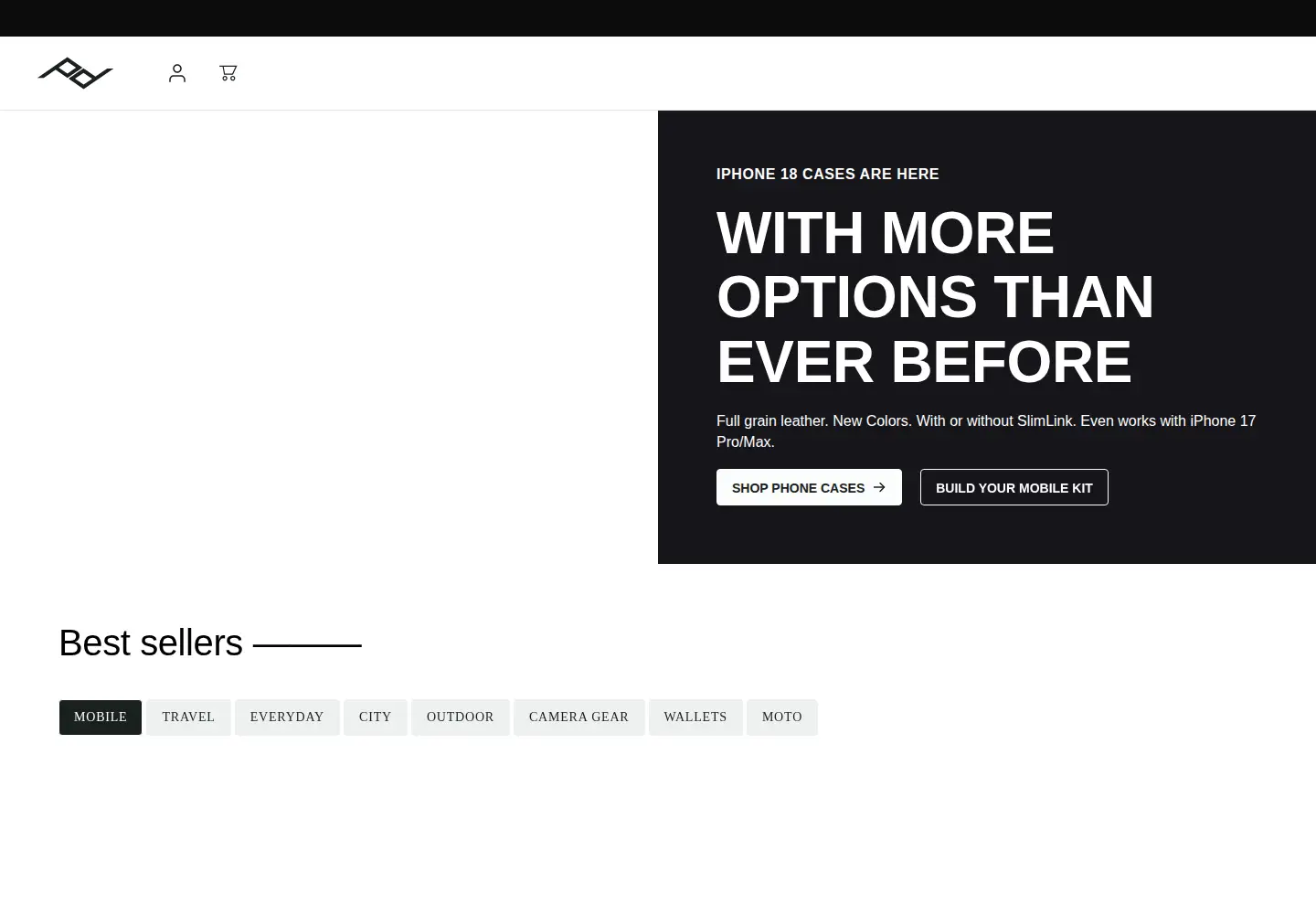 Captured homepage of peakdesign.com in the current scan