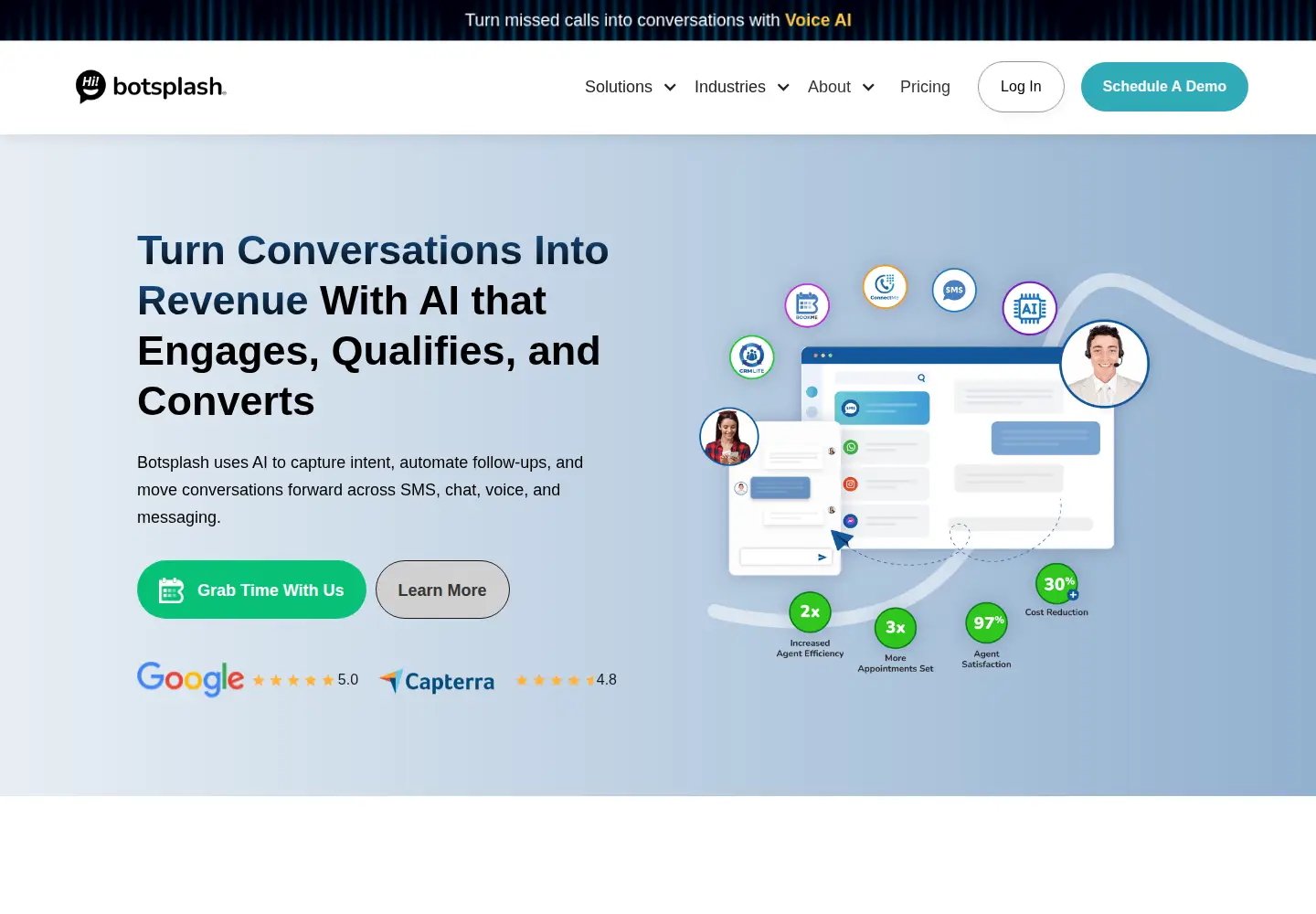 Screenshot of botsplash.com