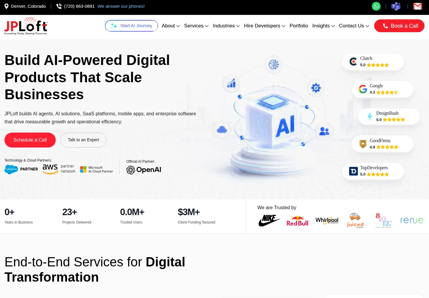 Screenshot of jploft.com