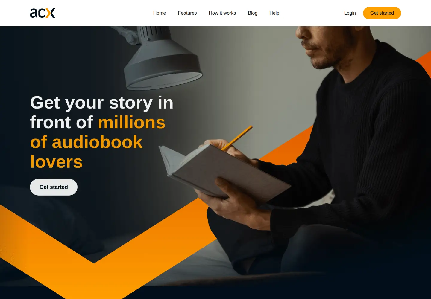 Screenshot of acx.com