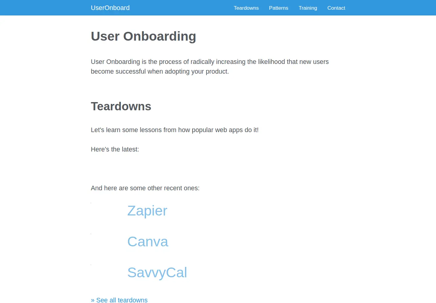 Screenshot of useronboard.com