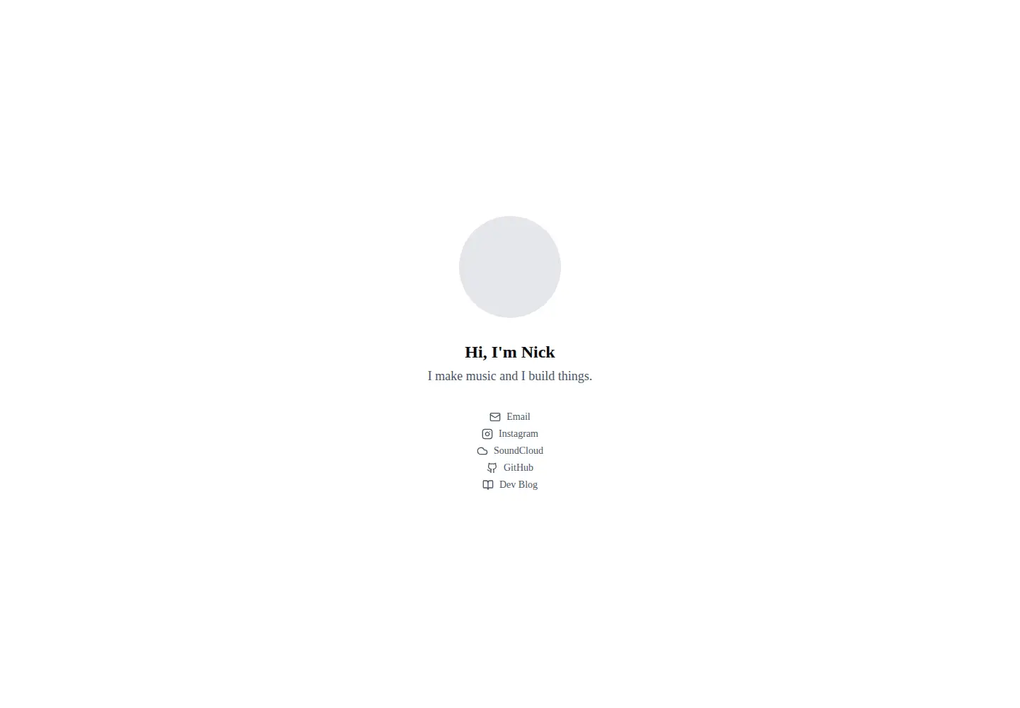 Screenshot of callmenick.com