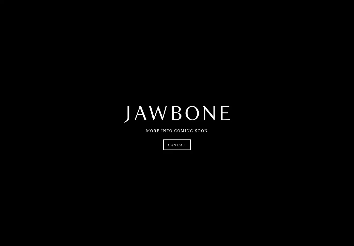 Captured homepage of jawbone.com in the current scan